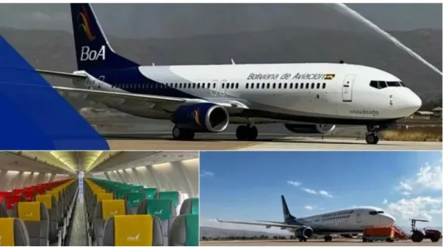 Boliviana de Aviación incorporó un nuevo Boeing 737-800