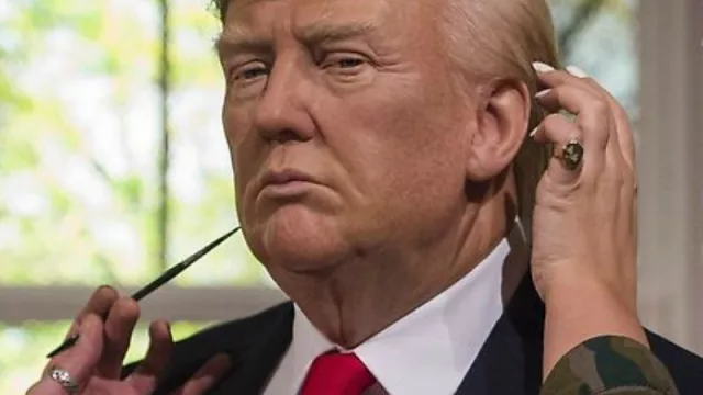 Trump toma lugar en la Casa Blanca y en el museo de cera
