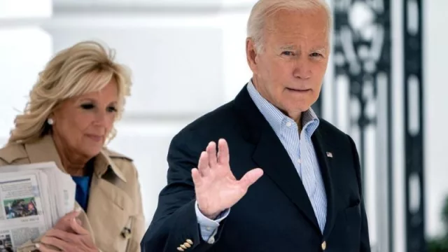 El presidente Biden junto al gobernador DeSantis visitan la Florida