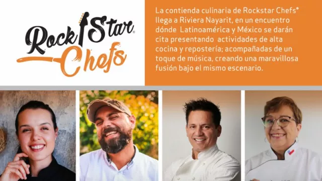 Fuerte presencia latina en Rockstar Chefs (un programa de la cadena Hard Rock Hotels para disfrutar de nuevos sabores)