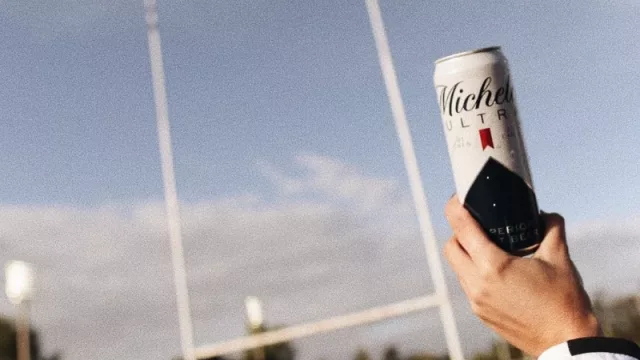Michelob Ultra dice presente en los partidos de Dogos XV (en el Tala Rugby Club)