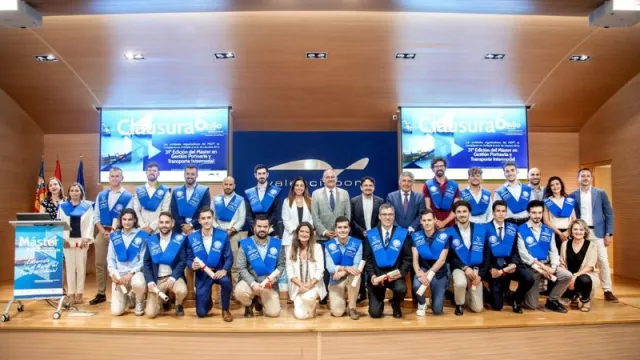 La Fundación Valenciaport celebró su acto de clausura de la 31ª edición del Máster en Gestión Portuaria y Transporte Intermodal