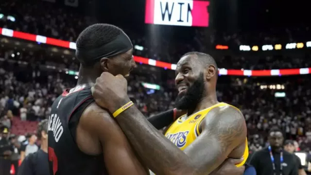 Una victoria que se festeja de costa a costa: el Miami Heat resiste con un Triple-Doble de Adebayo (y supera a los Lakers 108-107)