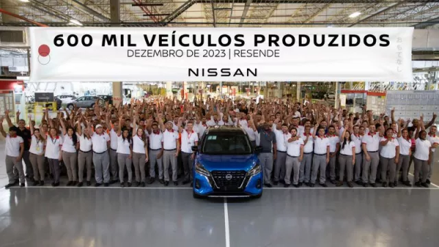 Nissan celebra el hito de 600.000 vehículos producidos en el Complejo Industrial de Resende