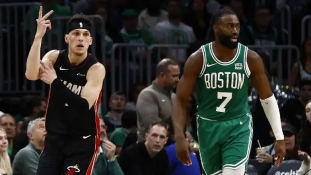 Miami Heat: remontada épica y fiesta de triples en el TD Garden (y todo Miami espera el tercer juego)