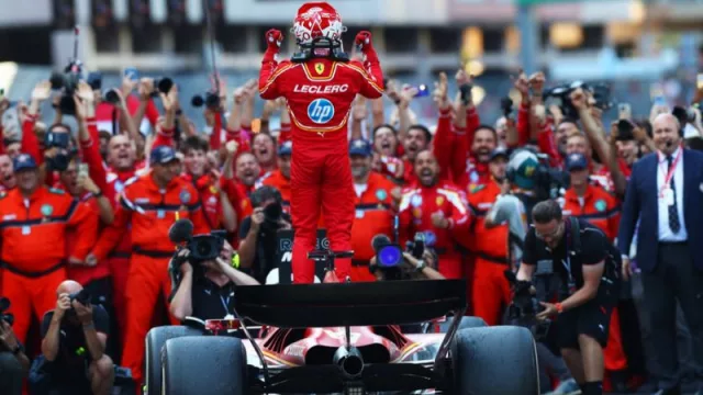 Momentos inolvidables para el mundo: Charles Leclerc y Ferrari conquistan Mónaco