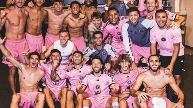 Inter Miami brilla sin Messi ni Suárez: Victoria 2-1 sobre Philadelphia con 9 jugadores y sigue arriba