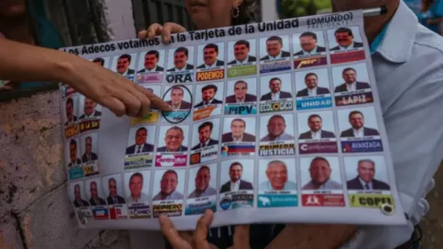 La omnipresencia de Nicolás Maduro en la boleta electoral aparece 13 veces (versus una de su principal rival)