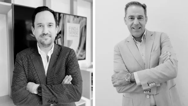 Esteban Pineda, CEO de Findasense Américas, y Joserra López Grañeda, CEO Global y Director General de Findasense EMEA.