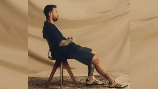 La fusión perfecta: Lionel Messi y Adidas Gazelle (un clásico que regresó hace un mes y ya es un golazo)