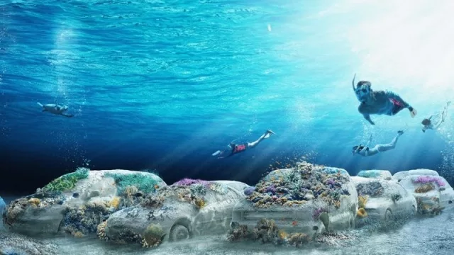 Reefline: el arte subacuático que cura personas y océanos, en Miami