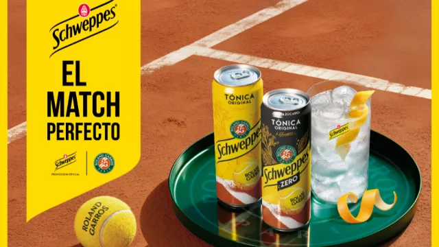 Schweppes® firma un acuerdo de colaboración con Roland-Garros para los próximos tres años