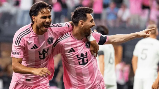 Messi inauguró el gol en el Nu Stadium: cabezazo top, historia pura y empate con sabor a noche grande para Inter Miami